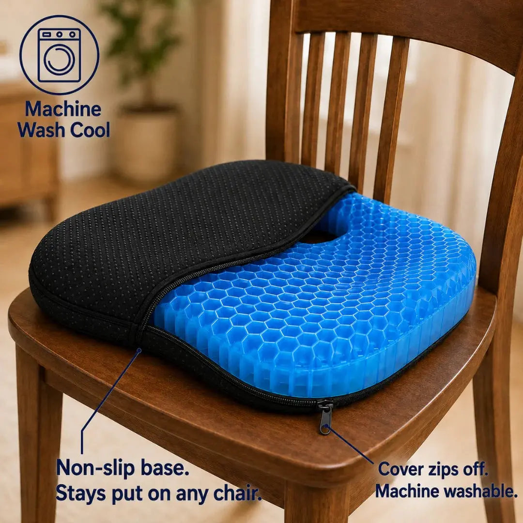 Eliminate Tailbone Pain And Sit Comfortably For Hours With MediGel