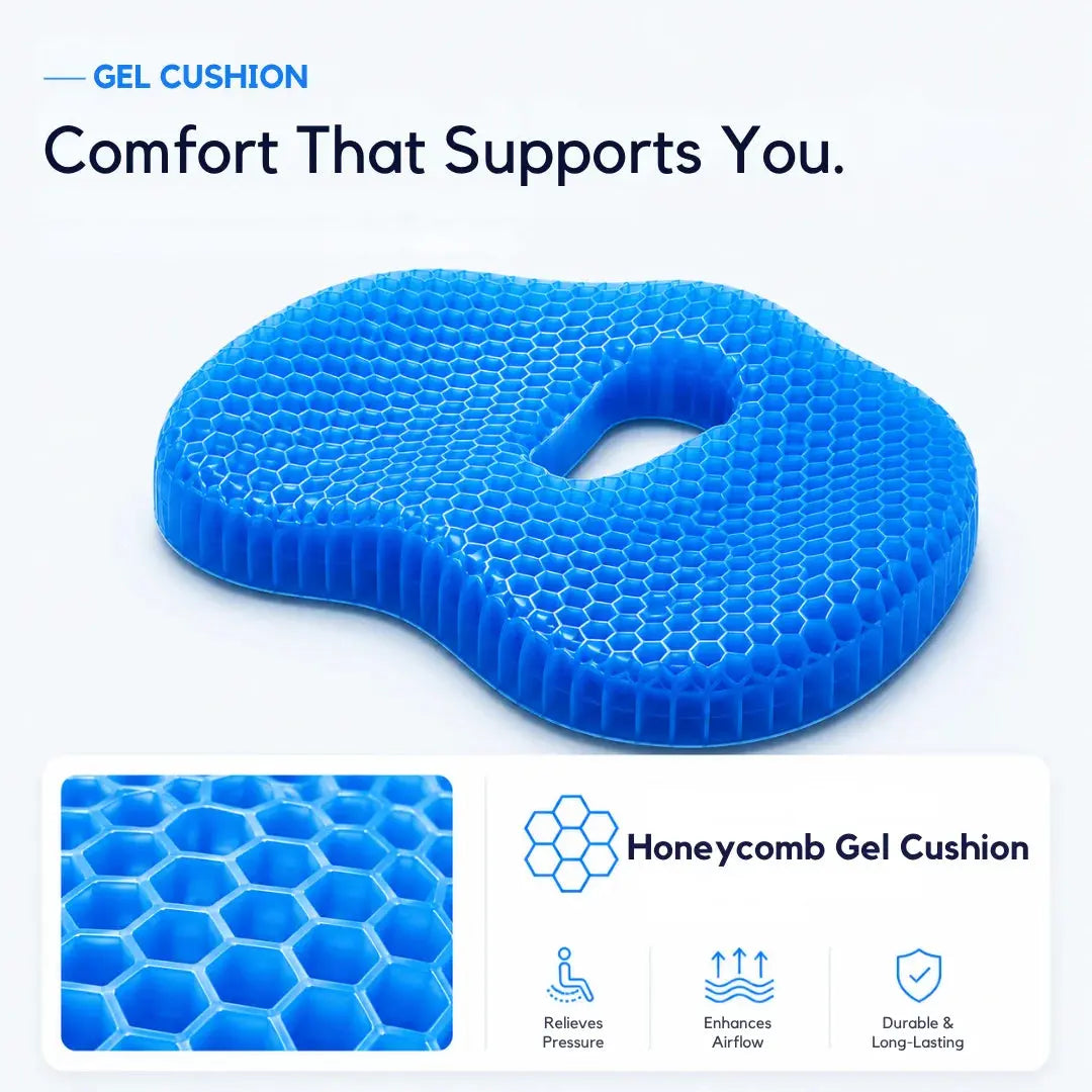 Eliminate Tailbone Pain And Sit Comfortably For Hours With MediGel