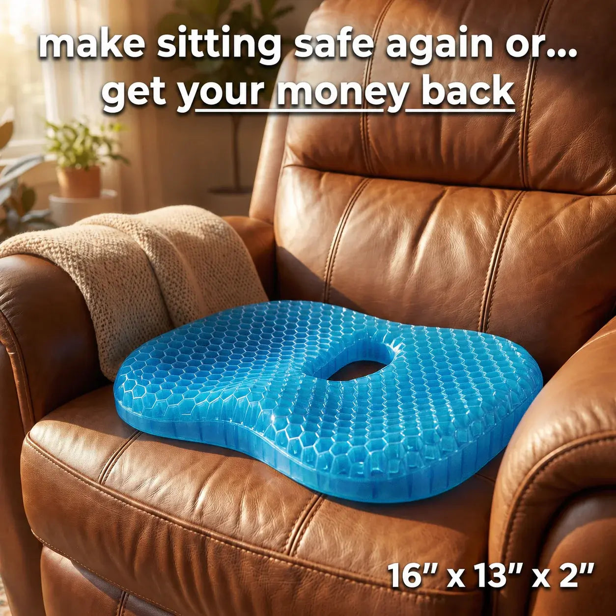 Eliminate Tailbone Pain And Sit Comfortably For Hours With MediGel